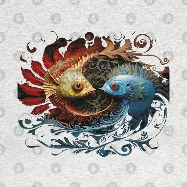 Fish Yin Yang by Urban Archeology Shop Gallery